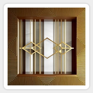 Golden Symmetry Sticker